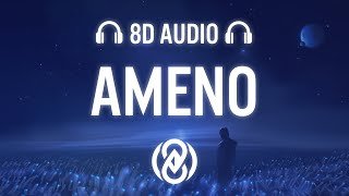 AMENO (Lyrics) 8D Audio Alok Gaullin n Kohen